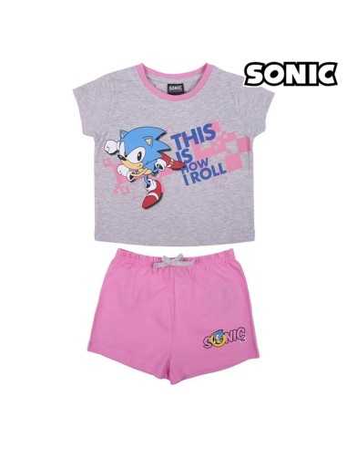 Pyjama Enfant Sonic Gris