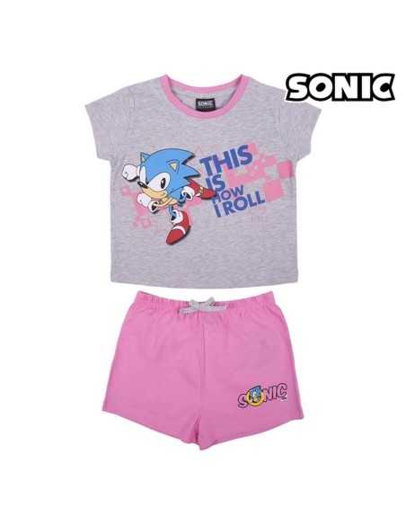 Pyjama Enfant Sonic Gris