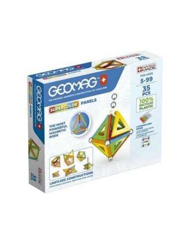 Set de construction Geomag Supercolor Panels Magnétique (35 pcs)