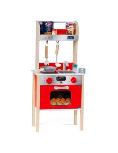 Toy kitchen Moltó 21293 Wood Red (10 pcs)