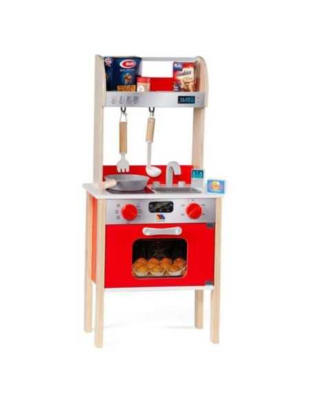 Toy kitchen Moltó 21293 Wood Red (10 pcs)