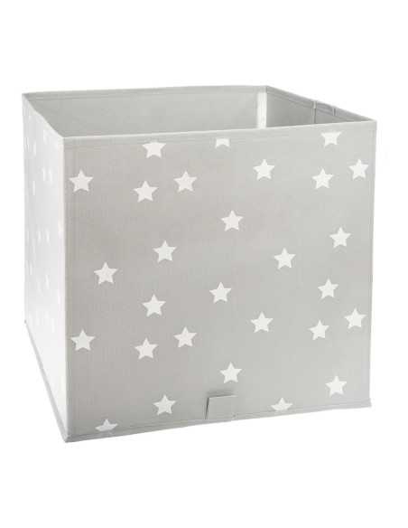 Cestino Multiuso Atmosphera Per bambini Stelle Tessile (29 x 29 x 29 cm)