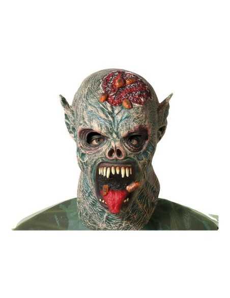 Maske Halloween Monster Grau