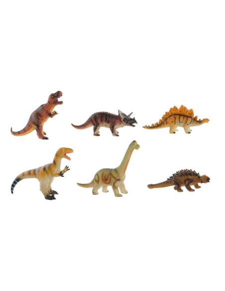 Dinosaure DKD Home Decor 6 Unités 29 x 15 x 21 cm Moelleux