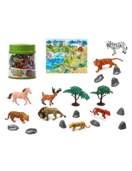 Figurines d'animaux Jungle (22 Pièces) (3 pcs)