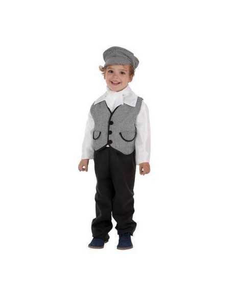 Costume per Bambini Chulapo 2-3 Anni Nero (4 Pezzi)