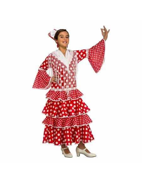 Costume for Children My Other Me 203846 Sevillian 10-12 Years Red