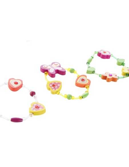 Bracciale DKD Home Decor Multicolore Fiori Per bambini