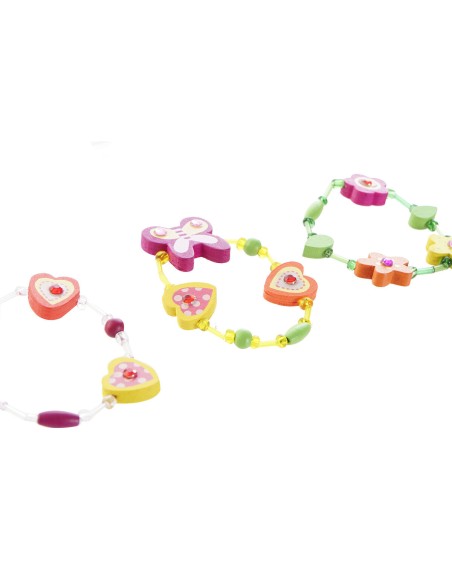 Bracelet DKD Home Decor Multicolour Flowers Children's