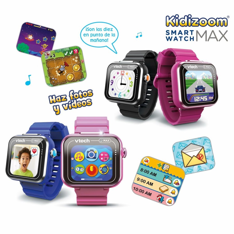 Montre Enfant Vtech Kidizoom Smartwatch Max 256 MB Interactif Bleu