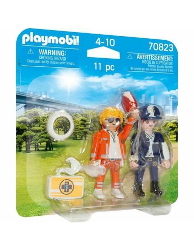 Playset Playmobil 70823 Doctor Police 70823 (11 pcs)