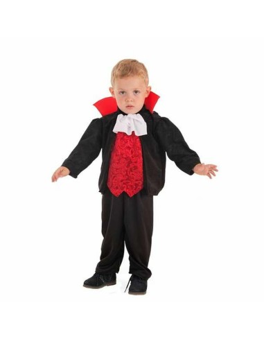 Costume per Neonati Nero/Rosso Vampiro (3 Pezzi)