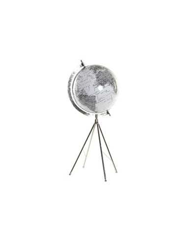 Globe DKD Home Decor White Metal Plastic 27 x 25 x 61 cm