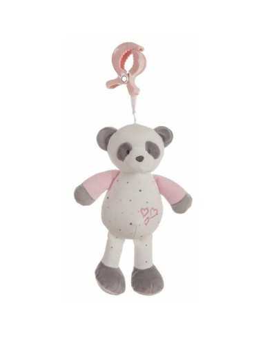 Rassel Activity Pandaknochen Rosa 25cm