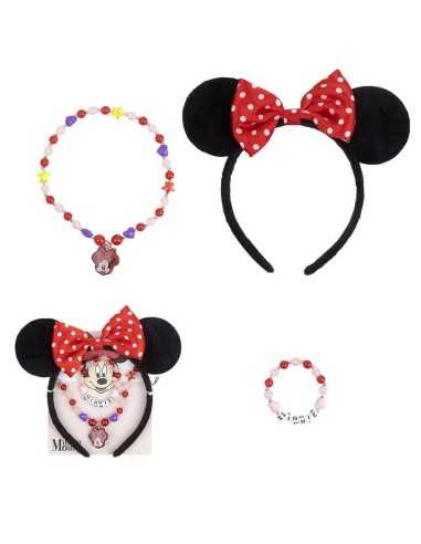 Set di accessori Minnie Mouse Multicolore 3 Pezzi