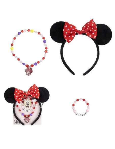 Set di accessori Minnie Mouse Multicolore 3 Pezzi