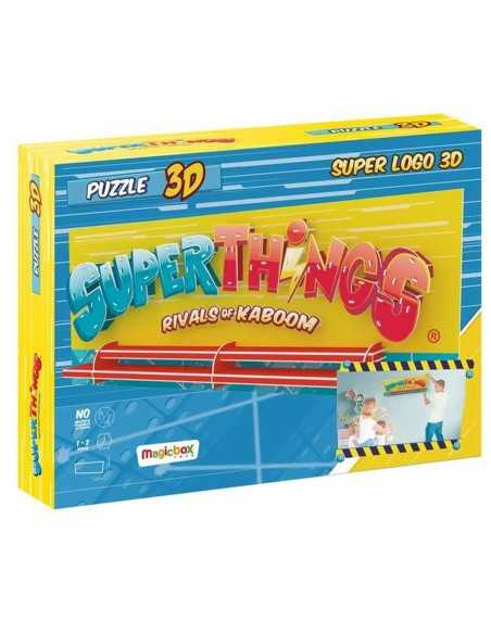 3D Puzzle SuperThings 3D Superlogo 80 x 31 x 7,6 cm (80 x 31 x 7 cm)