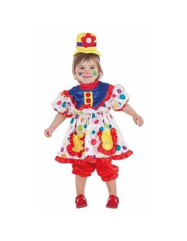 Costume for Babies 18 Months Female Clown (3 Pieces)