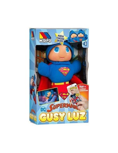 Peluche My Other Me Superman Gusy Luz 28 cm