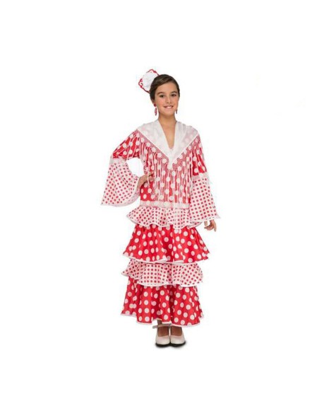 Costume for Children My Other Me Rocío Red Flamenco Dancer