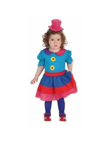 Déguisement pour Bébés 18 Mois Femme Clown (2 Pièces)