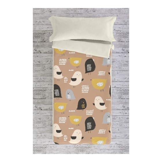 Bettbezug mit Füllung Popcorn Baby Chick (Einzelmatratze) (90 x 190/2