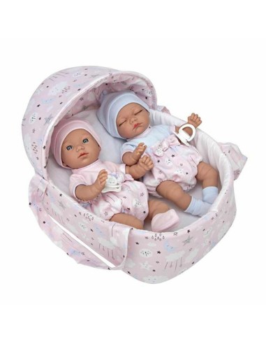 Bébé poupée Arias Elegance Twins Panier