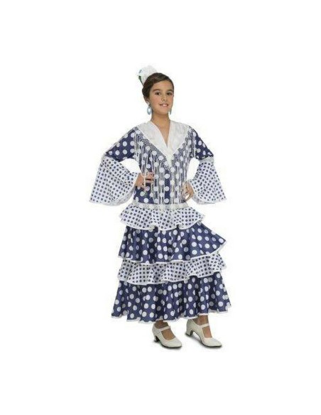 Costume for Children My Other Me Soleá Blue Flamenco Dancer