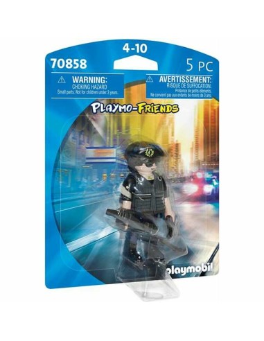 Personnage articulé Playmobil Playmo-Friends 70858 Police (5 pcs)