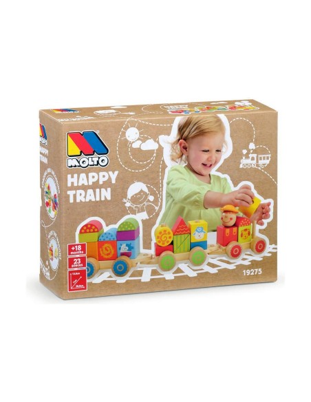 Baby-Spielzeug Moltó Happy Train 23 Stücke