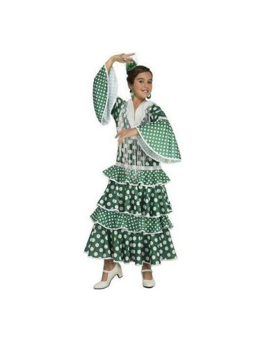 Costume for Children My Other Me Giralda Green Flamenco Dancer