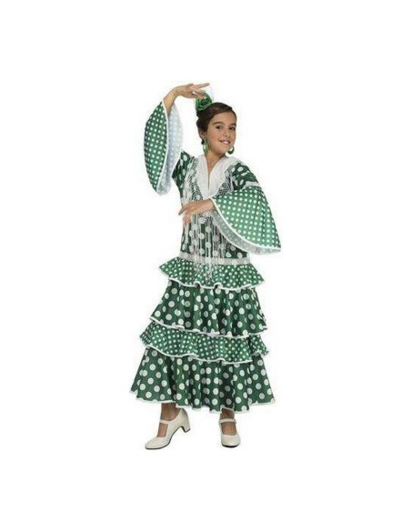 Costume for Children My Other Me Giralda Green Flamenco Dancer