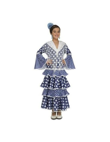 Costume for Children My Other Me Alvero Blue Flamenco Dancer