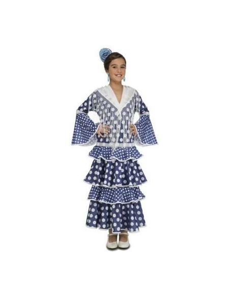 Costume for Children My Other Me Alvero Blue Flamenco Dancer