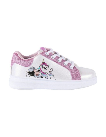 Chaussures de Sport pour Enfants Minnie Mouse Fantaisie Rose Blanc