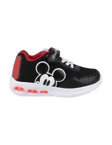 Turnschuhe mit LED Mickey Mouse Schwarz