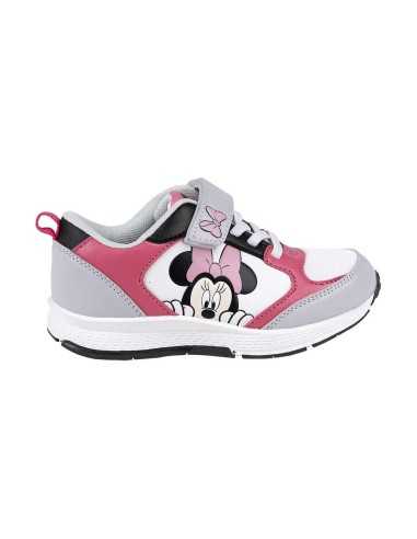 Sports Shoes for Kids Minnie Mouse Grey Pink