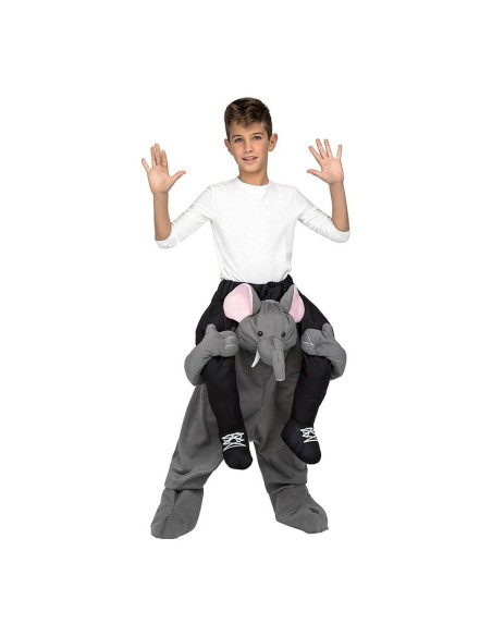 Costume for Children My Other Me Elephant One size Grey