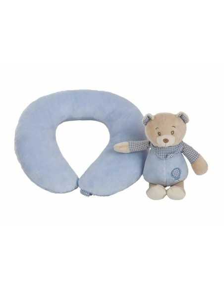 Neck Pillow Lulu Blue Teddy Bear 20 x 24 cm