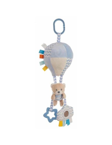 Peluche Hochet Activity Bleu Ours Ballon 40 cm