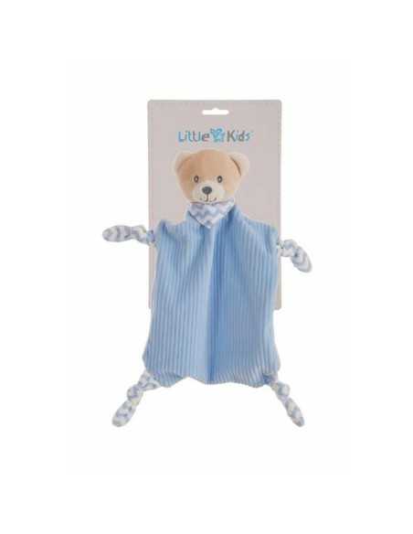 Doudou Bleu Ours en peluche 29 x 29 cm