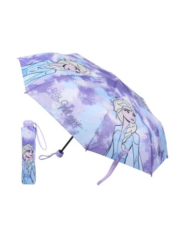 Faltbarer Regenschirm Frozen Lila (Ø 92 cm)