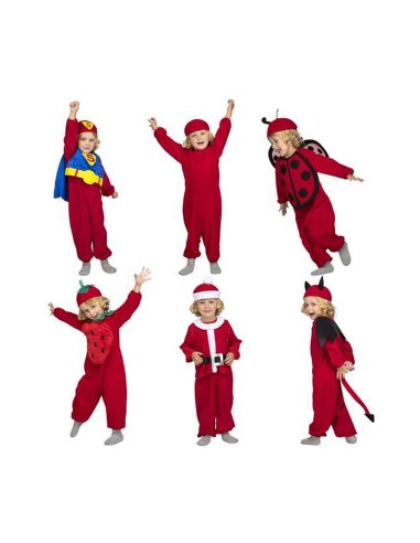 Costume per Bambini My Other Me Quick 'N' Fun Rosso Nero Azzurro