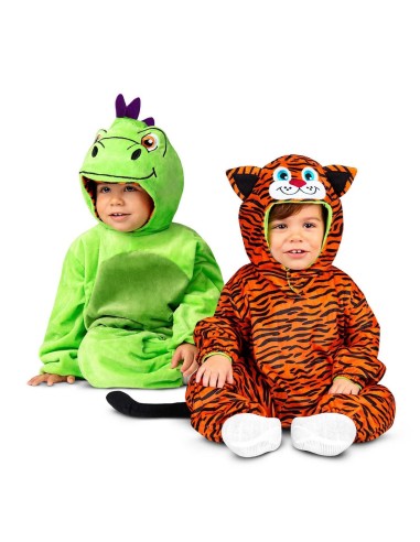 Costume for Children My Other Me Tiger Dragon S 3-4 Years Reversible