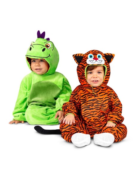 Costume for Children My Other Me Tiger Dragon S 3-4 Years Reversible