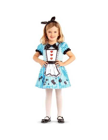 Costume per Bambini My Other Me Alice in Wonderland S 3-4 Anni