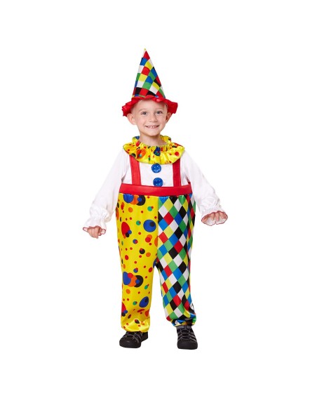 Costume for Children My Other Me Male Clown 3-4 Years (2 Pieces)