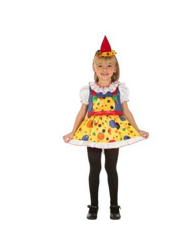 Costume per Bambini My Other Me Pagliaccio Donna 3-4 Anni (2 Pezzi)