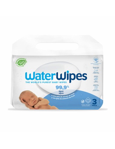 Bustine con Salviette Sterili per Pulire (Pacco) WaterWipes (180 Unità)