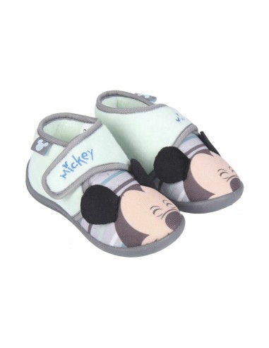 House Slippers Mickey Mouse Green Light Green